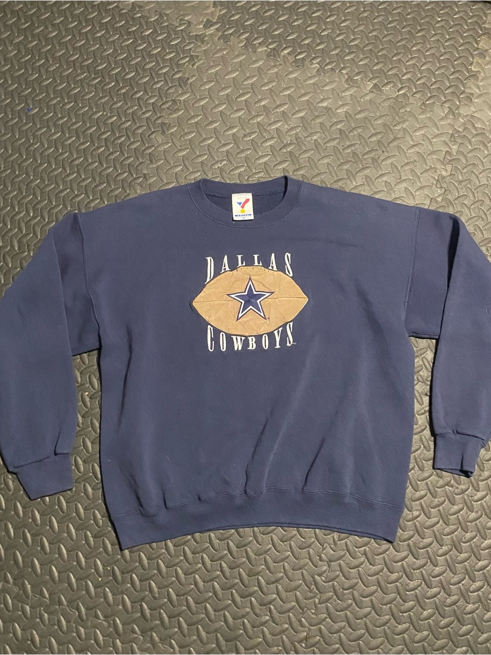 Vintage Dallas Cowboys Navy Crewneck Sweatshirt